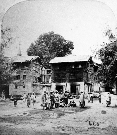 Afghanische Händler in Indien, um 1860er von European Photographer